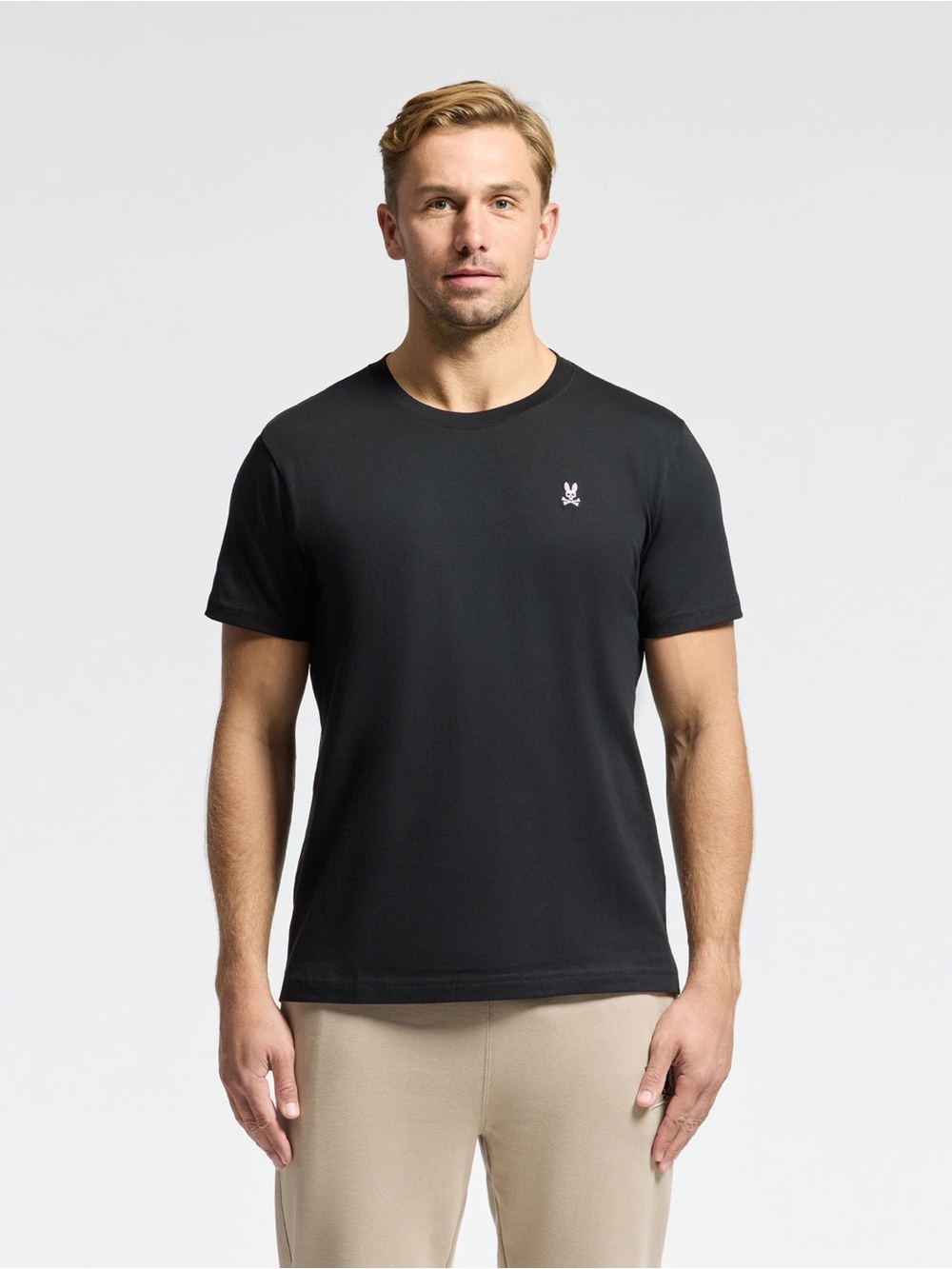 Psycho Bunny Mens Classic Crew Neck Tee Size 6 (Large)